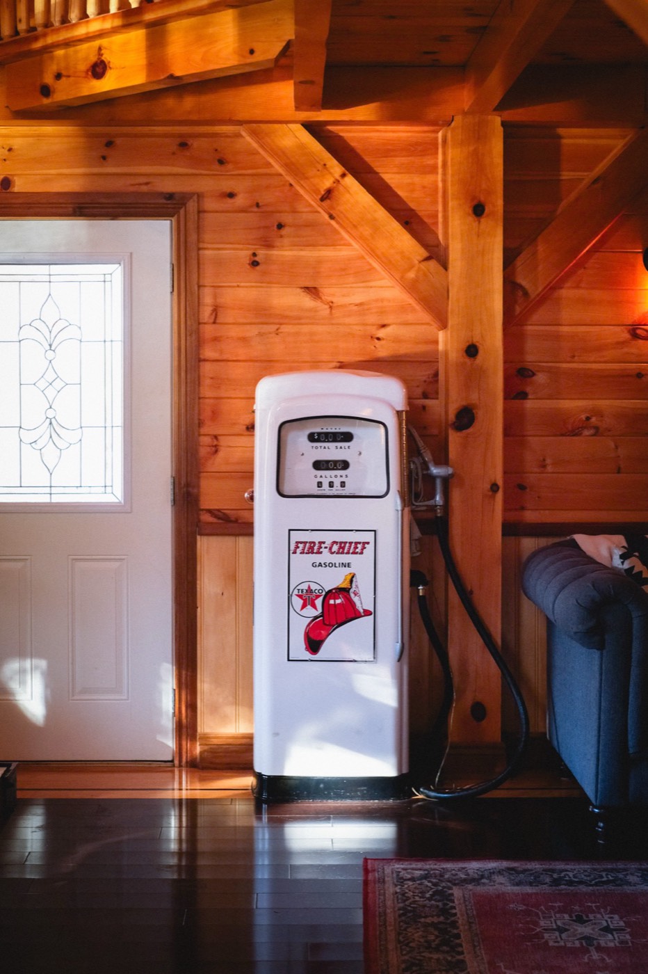 The Frontenac panoramic barrel sauna on the water