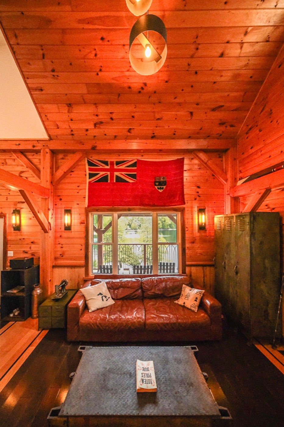 The Frontenac wraparound porch with lake views