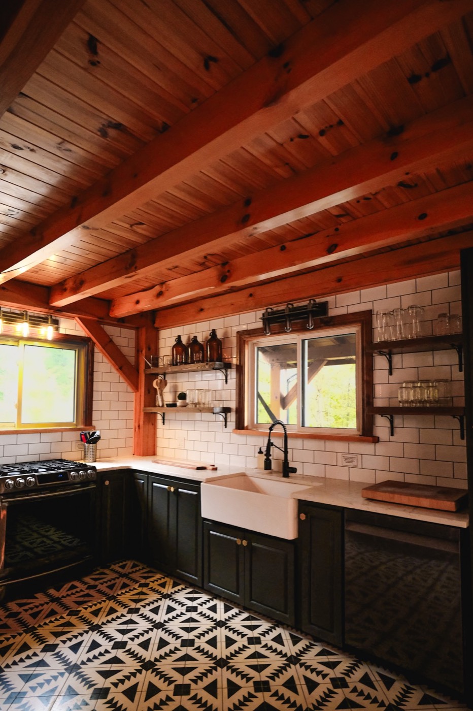 The Frontenac cozy interior with local art and antiques